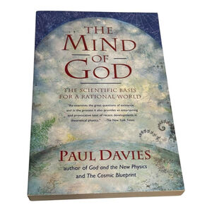 Vintage The Mind of God Paul Davies Science Philosophy Cosmology Paperback Book